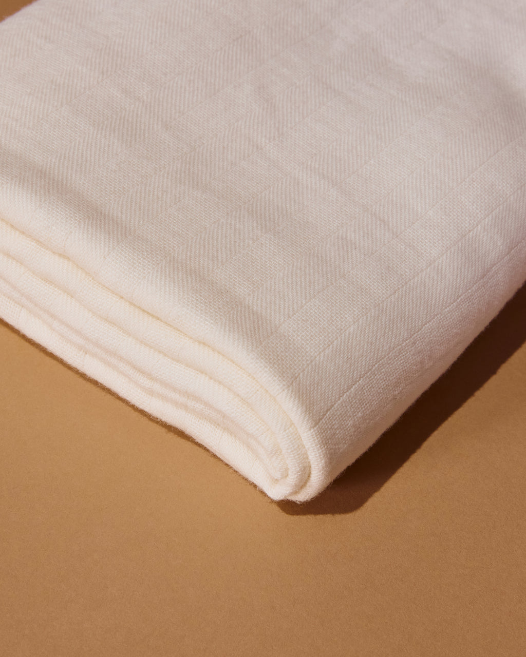 The Baby Blanket - Undyed Organic Cotton Muslin, 100 × 100 cm