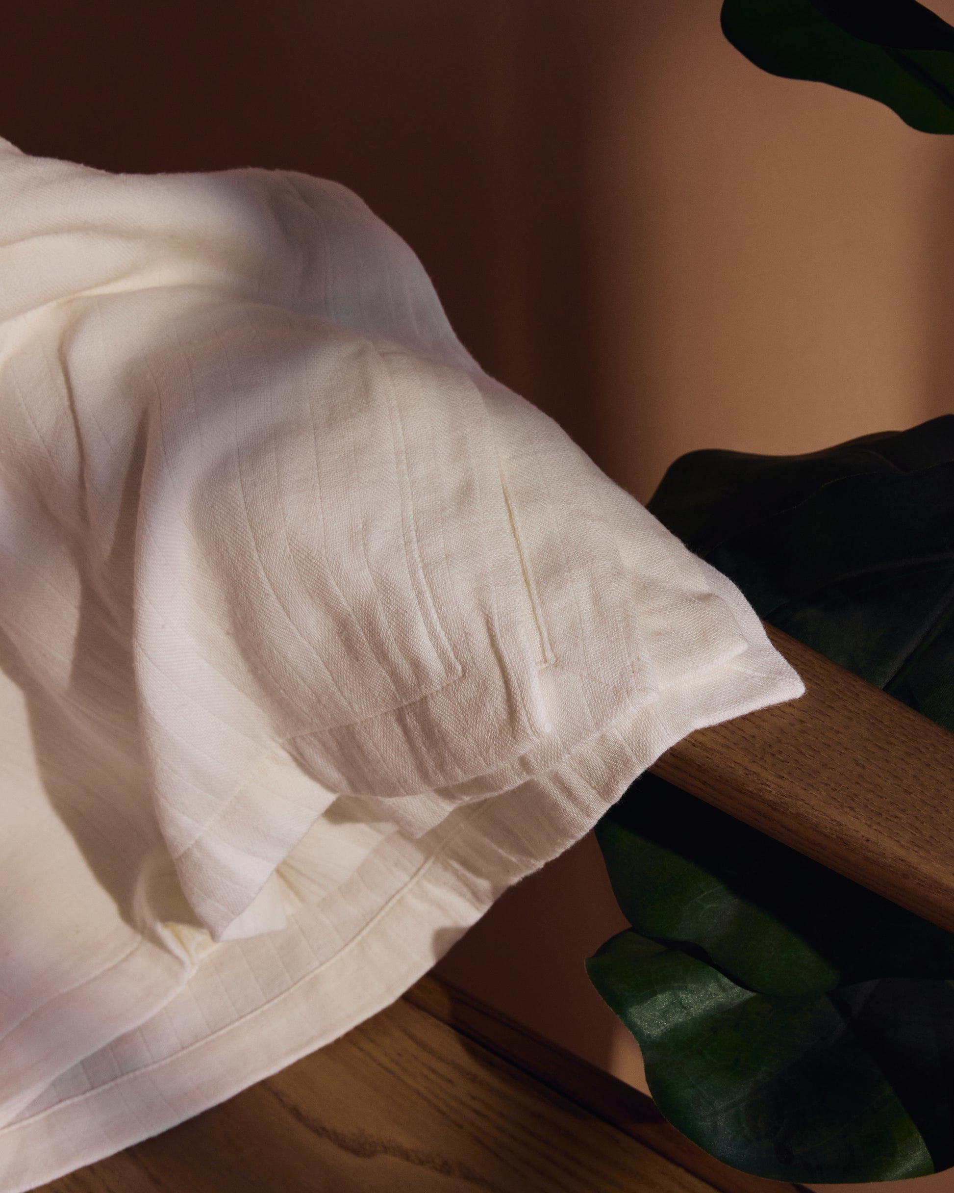The Baby Blanket - Undyed Organic Cotton Muslin, 100 × 100 cm