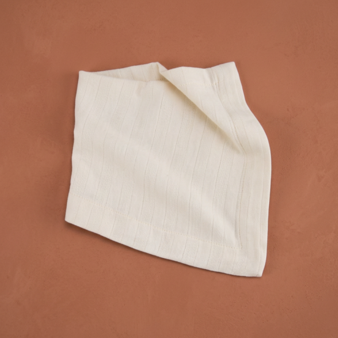 The Baby Blanket - Undyed Organic Cotton Muslin, 100 × 100 cm